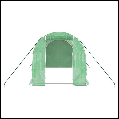 vidaXL 4m² Greenhouse - Durable Steel Frame for Hobby Gardening Enthusiasts - plants - express.com