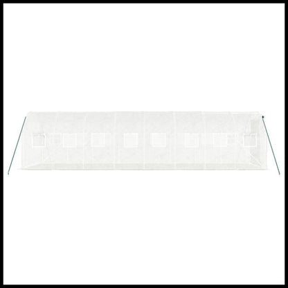 vidaXL 4m² Greenhouse - Durable Steel Frame for Hobby Gardening Enthusiasts - plants - express.com