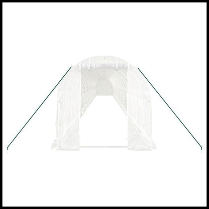 vidaXL 4m² Greenhouse - Durable Steel Frame for Hobby Gardening Enthusiasts - plants - express.com