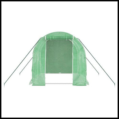 vidaXL 4m² Greenhouse - Durable Steel Frame for Hobby Gardening Enthusiasts - plants - express.com