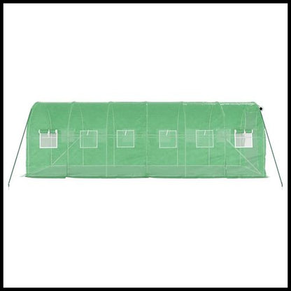 vidaXL 4m² Greenhouse - Durable Steel Frame for Hobby Gardening Enthusiasts - plants - express.com