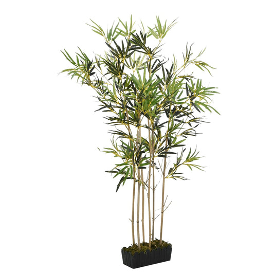 vidaXL Artificial Bamboo Tree 368 Leaves 80 cm Green - plants - express.com