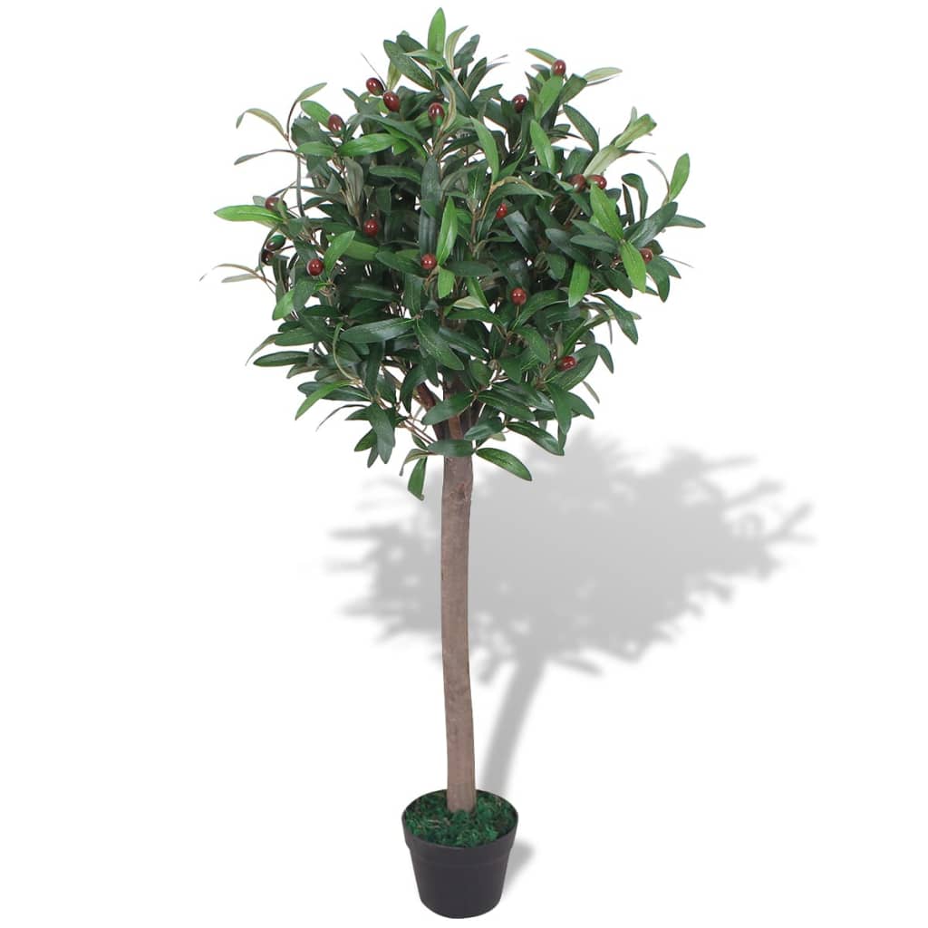vidaXL Artificial Bay Tree Plant with Pot 125 cm Green - plants - express.com