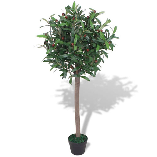 vidaXL Artificial Bay Tree Plant with Pot 125 cm Green - plants - express.com