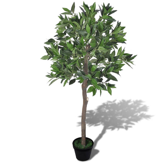 vidaXL Artificial Bay Tree with Pot 120 cm - plants - express.com