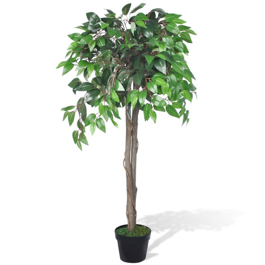 vidaXL Artificial Dwarf Ficus with Pot 60 cm - plants - express.com