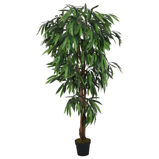 vidaXL Artificial Mango Tree 300 Leaves 80 cm Green - plants - express.com