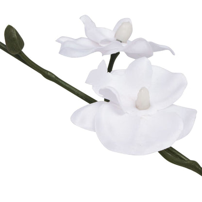 vidaXL Artificial Orchid Plant with Pot 30 cm White - plants - express.com