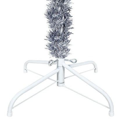 vidaXL Elegant Slim White Christmas Tree - 120 cm of Holiday Charm - plants - express.com