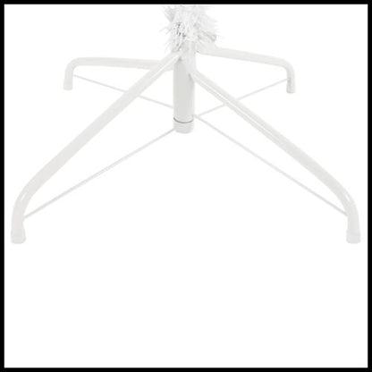 vidaXL Elegant Slim White Christmas Tree - 120 cm of Holiday Charm - plants - express.com