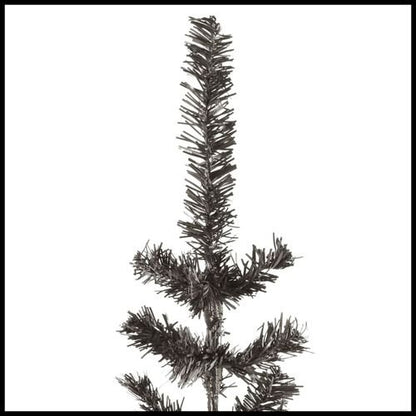 vidaXL Elegant Slim White Christmas Tree - 120 cm of Holiday Charm - plants - express.com