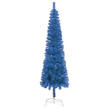 vidaXL Elegant Slim White Christmas Tree - 120 cm of Holiday Charm - plants - express.com