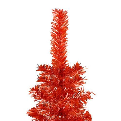 vidaXL Elegant Slim White Christmas Tree - 120 cm of Holiday Charm - plants - express.com