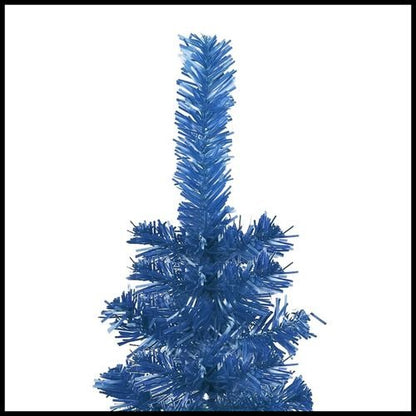 vidaXL Elegant Slim White Christmas Tree - 120 cm of Holiday Charm - plants - express.com