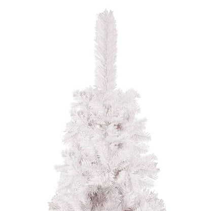 vidaXL Elegant Slim White Christmas Tree - 120 cm of Holiday Charm - plants - express.com