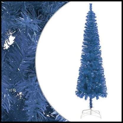 vidaXL Elegant Slim White Christmas Tree - 120 cm of Holiday Charm - plants - express.com