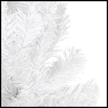 vidaXL Elegant Slim White Christmas Tree - 120 cm of Holiday Charm - plants - express.com