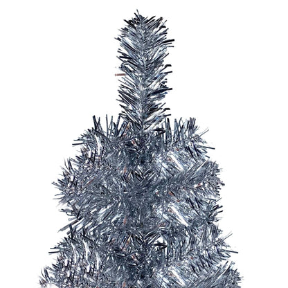 vidaXL Elegant Slim White Christmas Tree - 120 cm of Holiday Charm - plants - express.com