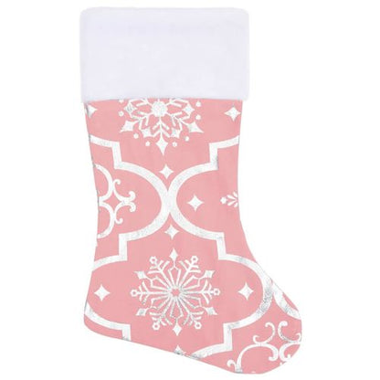 vidaXL Festive Red Christmas Tree Skirt & Sock | Snow Pattern, 90cm - plants - express.com