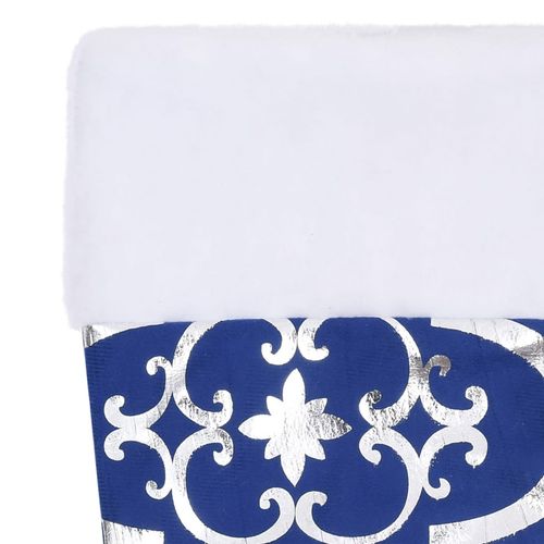 vidaXL Festive Red Christmas Tree Skirt & Sock | Snow Pattern, 90cm - plants - express.com