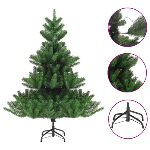 vidaXL Lush 120 cm Nordmann Fir Artificial Christmas Tree - Green Elegance - plants - express.com