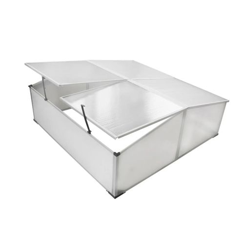 vidaXL UV - Resistant Cold Frame with Twin Lids - Perfect for Gardening - plants - express.com