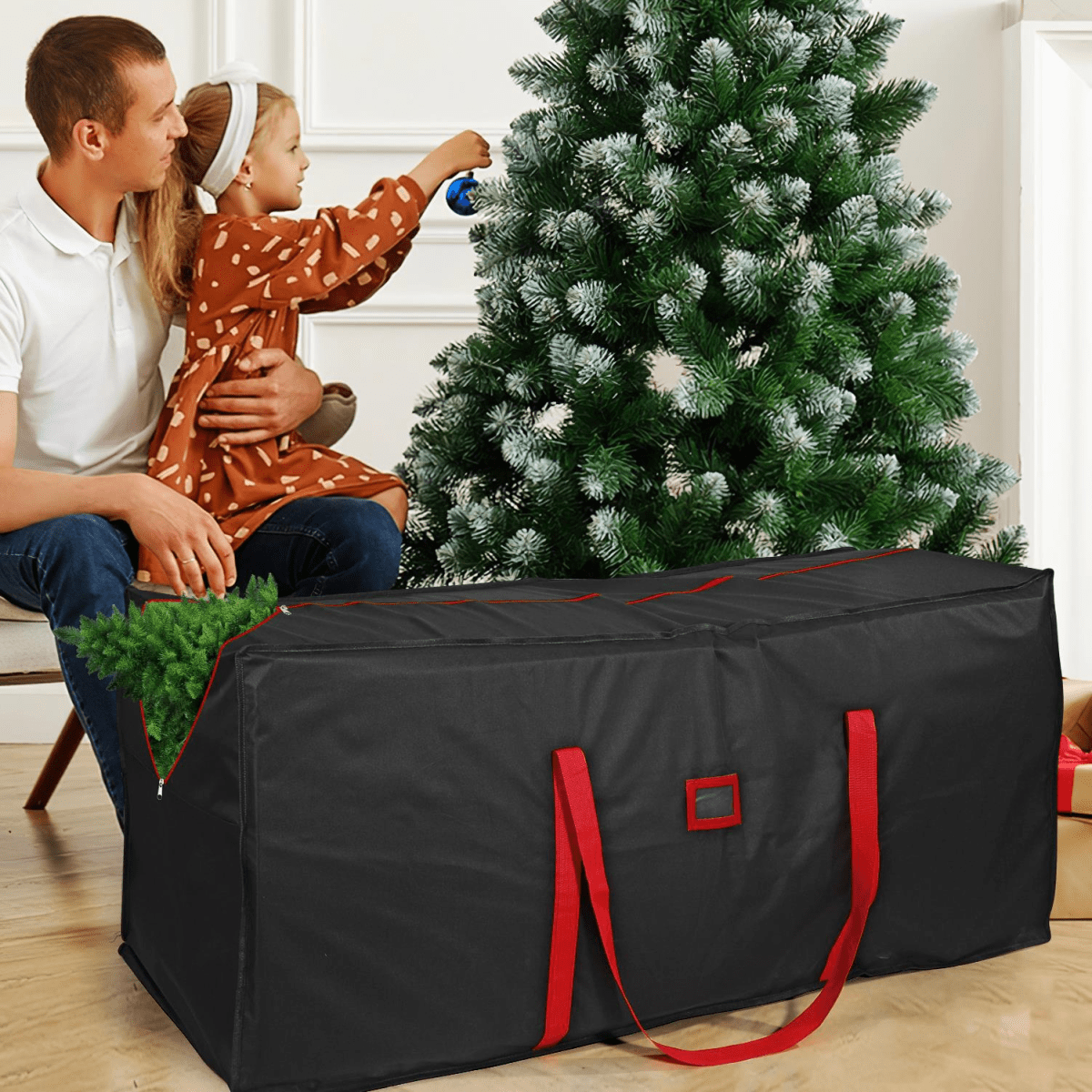 VINSANI BLACK XMAS TREE STORAGE BAG 1010451 - plants - express.com