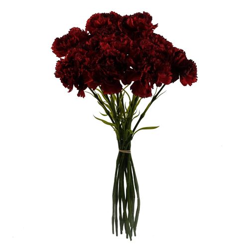 Vivid Red Carnation Artificial Flowers - Set of 12 for Stunning Arrangements! - plants - express.com