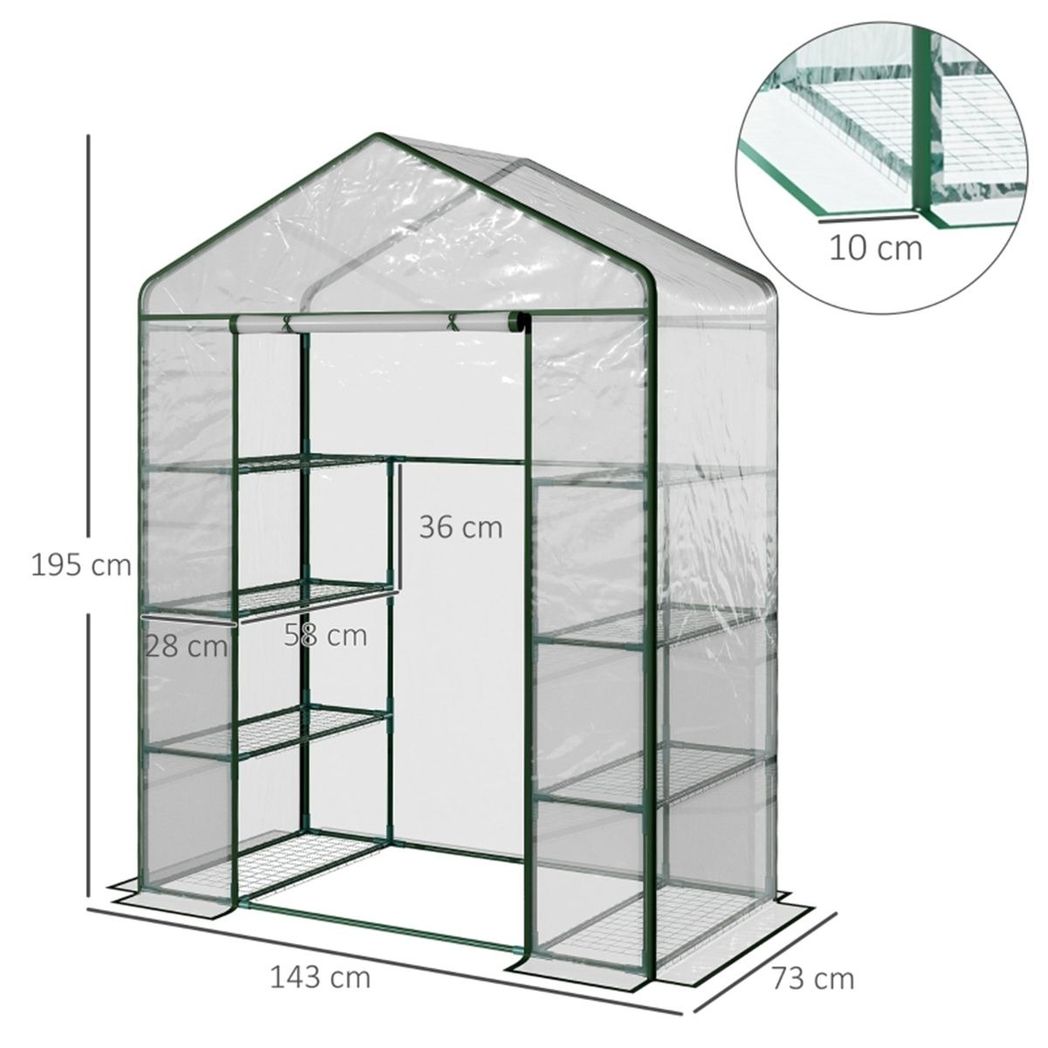 Walk in Greenhouse - plants - express.com