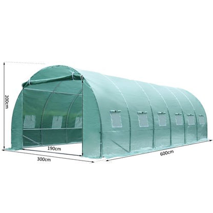 Walk - In Greenhouse Tunnel – Rounded Polytunnel for Gardening - plants - express.com