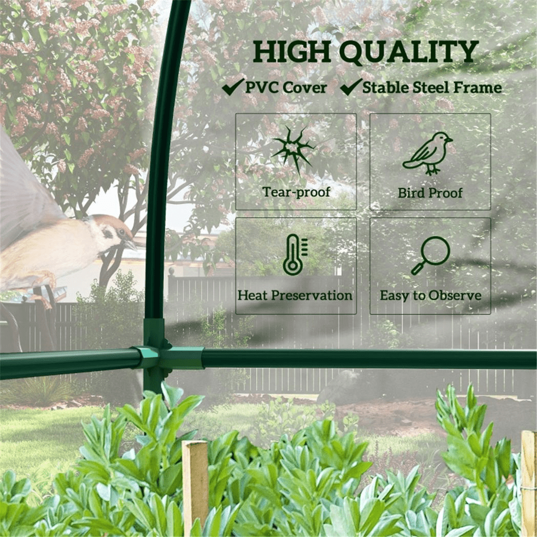 Walk - In Lean to Wall Tunnel Greenhouse - plants - express.com