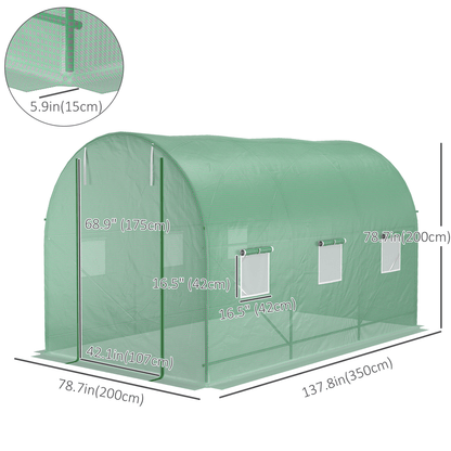 Walk - in Tunnel Greenhouse - plants - express.com