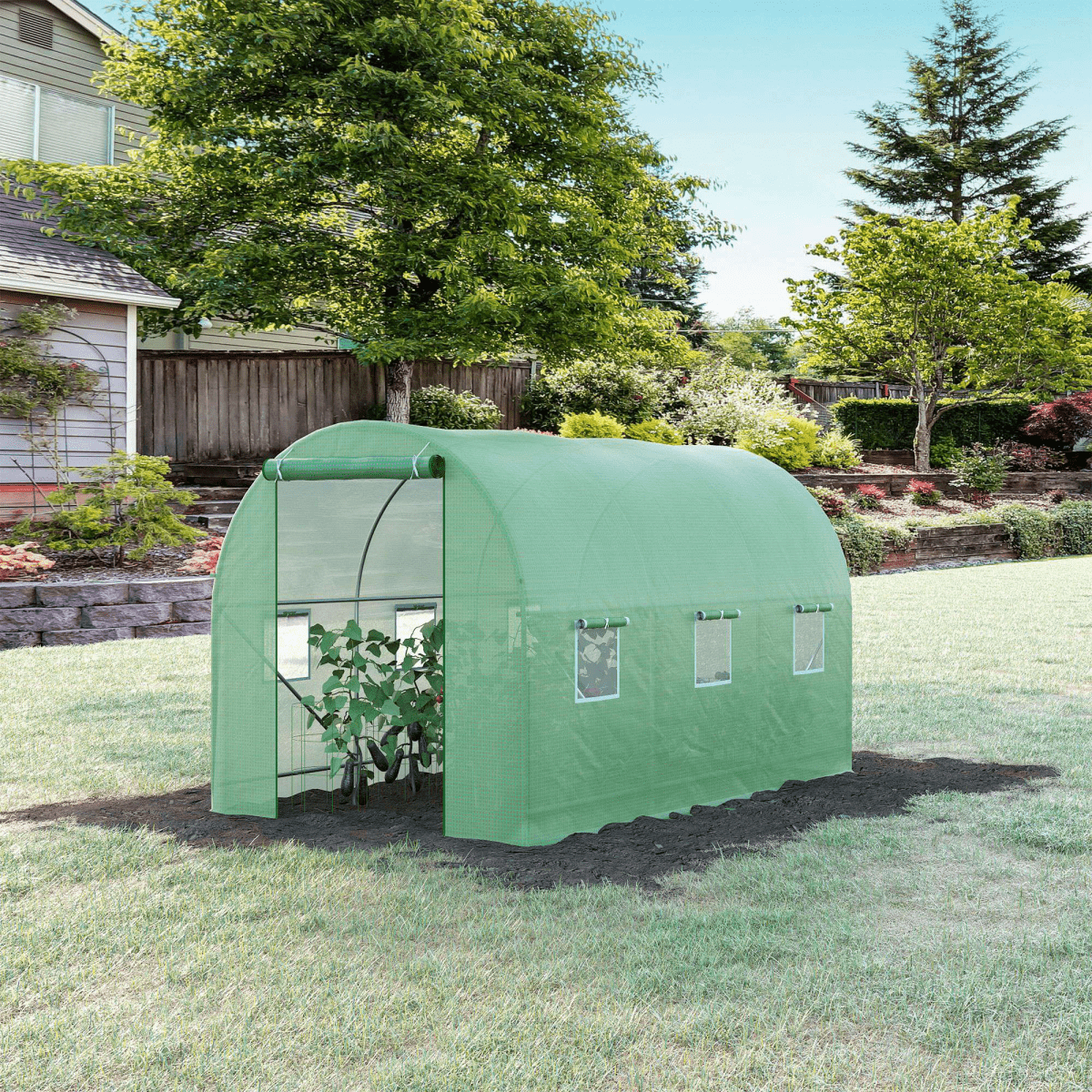 Walk - in Tunnel Greenhouse - plants - express.com
