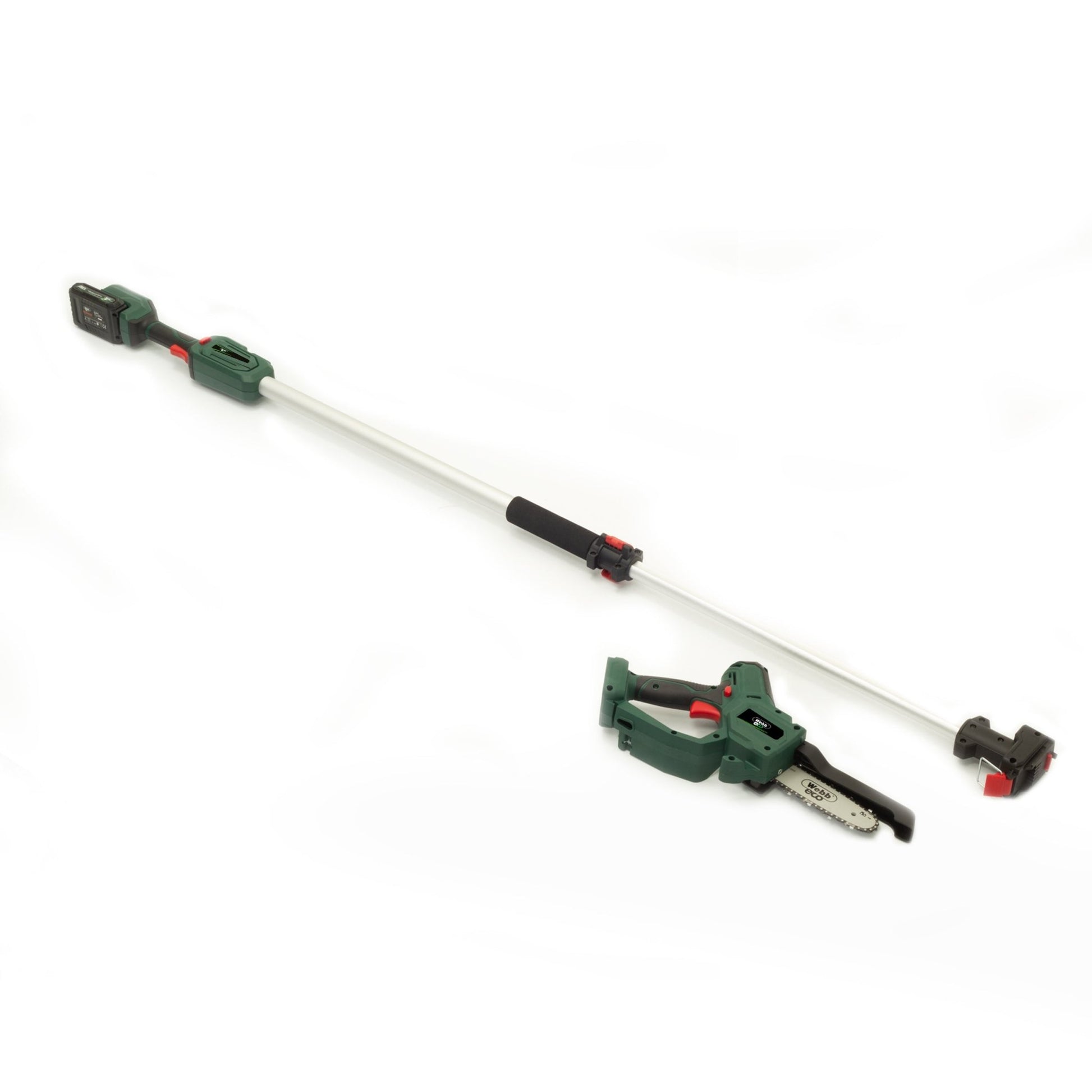 Webb 20V 15cm (6") Cordless Pruing Saw with Extension Pole (2AH Battery & Charger) - plants - express.com
