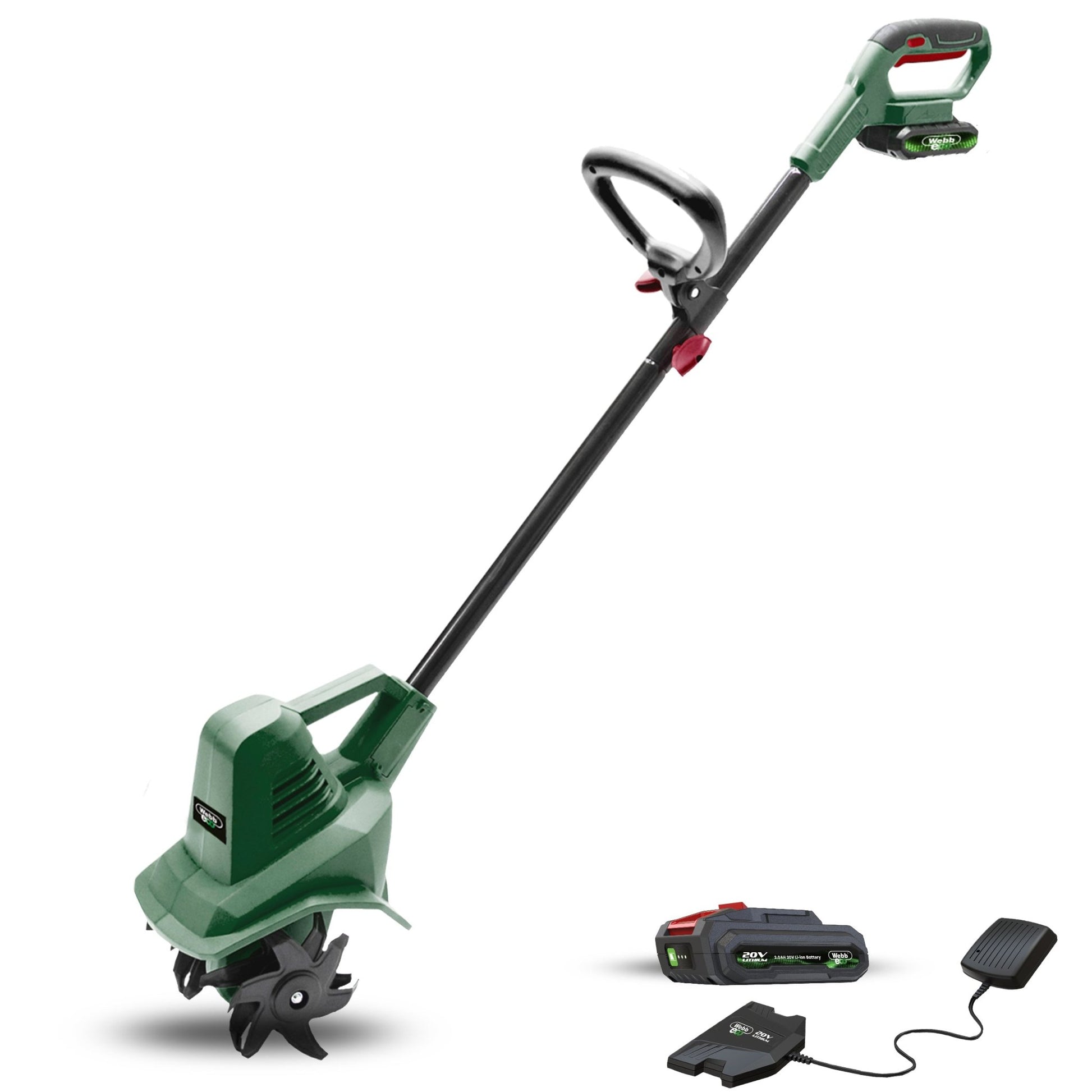 Webb 20V 19cm (7.5") Cordless Tiller (2AH Battery & Charger) - plants - express.com