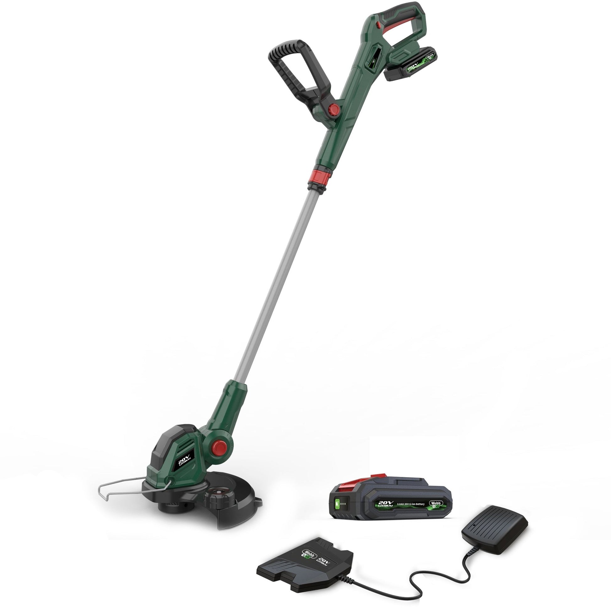 Webb 20V 30cm (12") Cordless Linetrimmer (2AH Battery & Charger) - plants - express.com