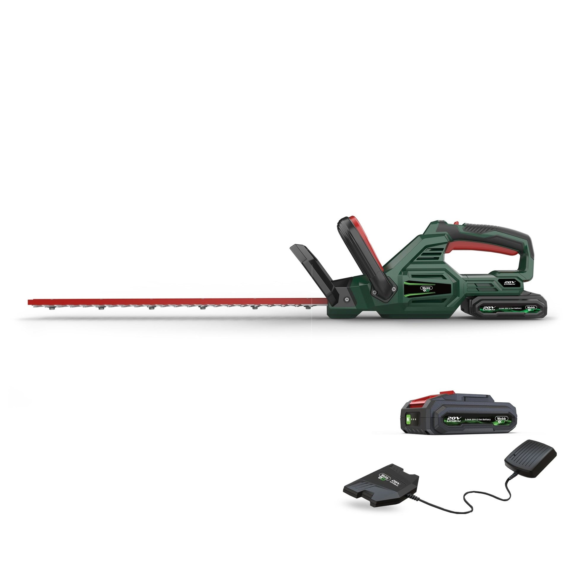 Webb 20V 50cm (20") Cordless Hedge Trimmer (2AH Battery & Charger) - plants - express.com