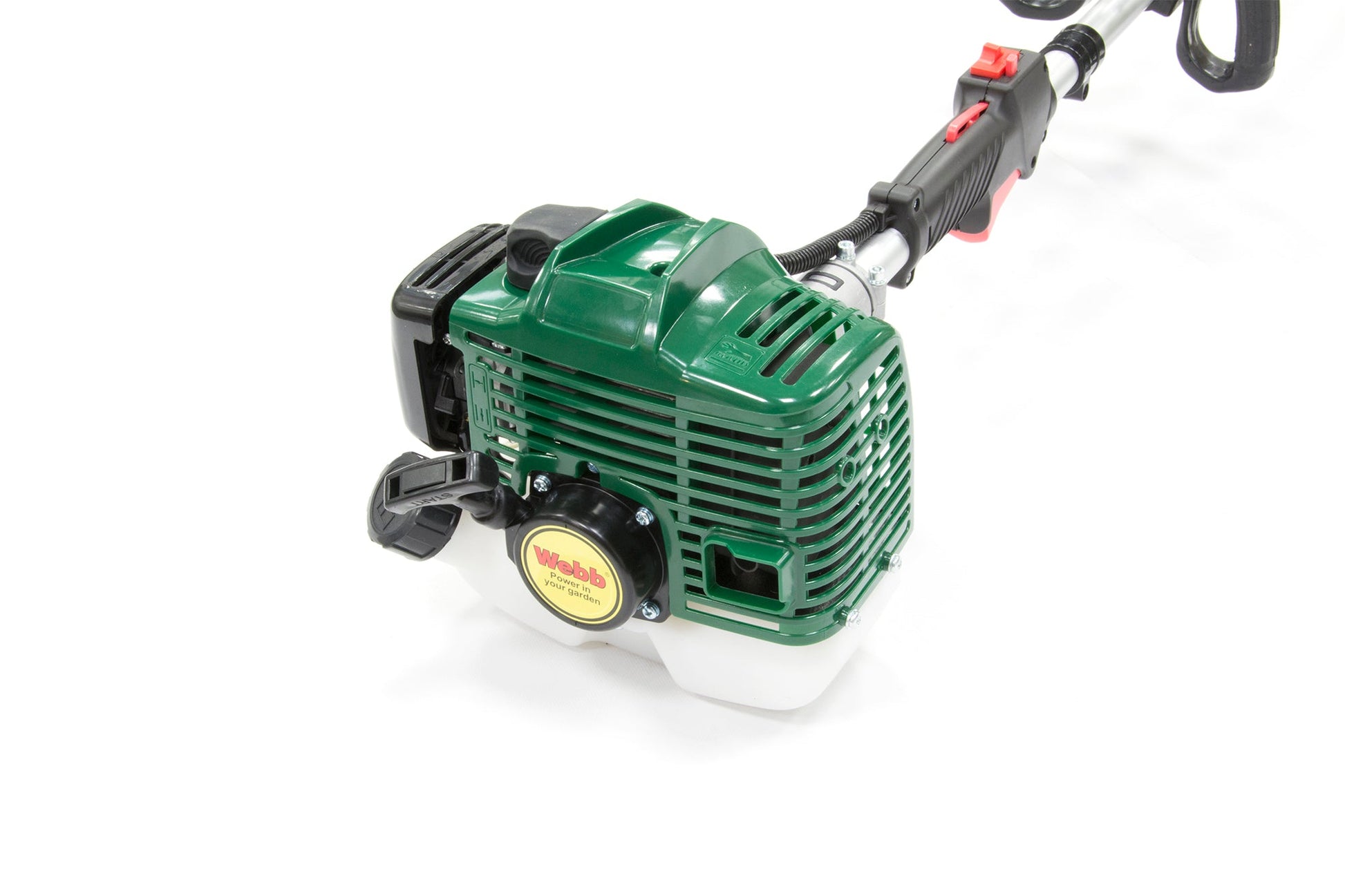 Webb 26cc 25cm (10") Straight Shaft Loop Handled Petrol Brushcutter - plants - express.com