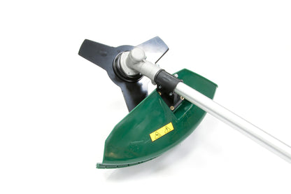 Webb 33cc 25cm (10") Straight Shaft Cow Horn Handled Petrol Brushcutter - plants - express.com