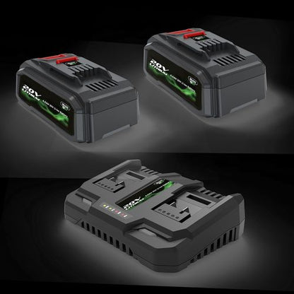 Webb 40V (2 x 20v) 43cm (17") Cordless Rotary Lawnmower (2 x 4AH Battery & Charger) - plants - express.com