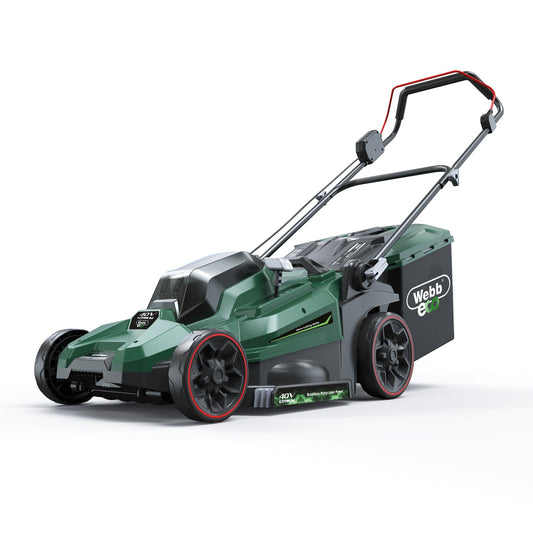 Webb 40V (2 x 20v) 43cm (17") Cordless Rotary Lawnmower (2 x 4AH Battery & Charger) - plants - express.com
