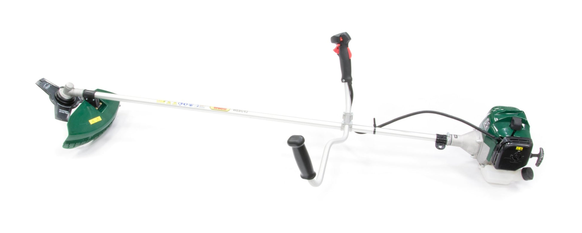 Webb 43cc 25cm (10") Straight Shaft Cow Horn Handled Petrol Brushcutter - plants - express.com
