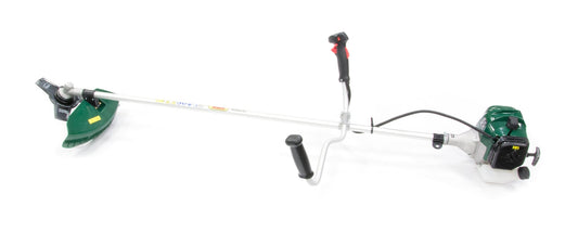 Webb 43cc 25cm (10") Straight Shaft Cow Horn Handled Petrol Brushcutter - plants - express.com