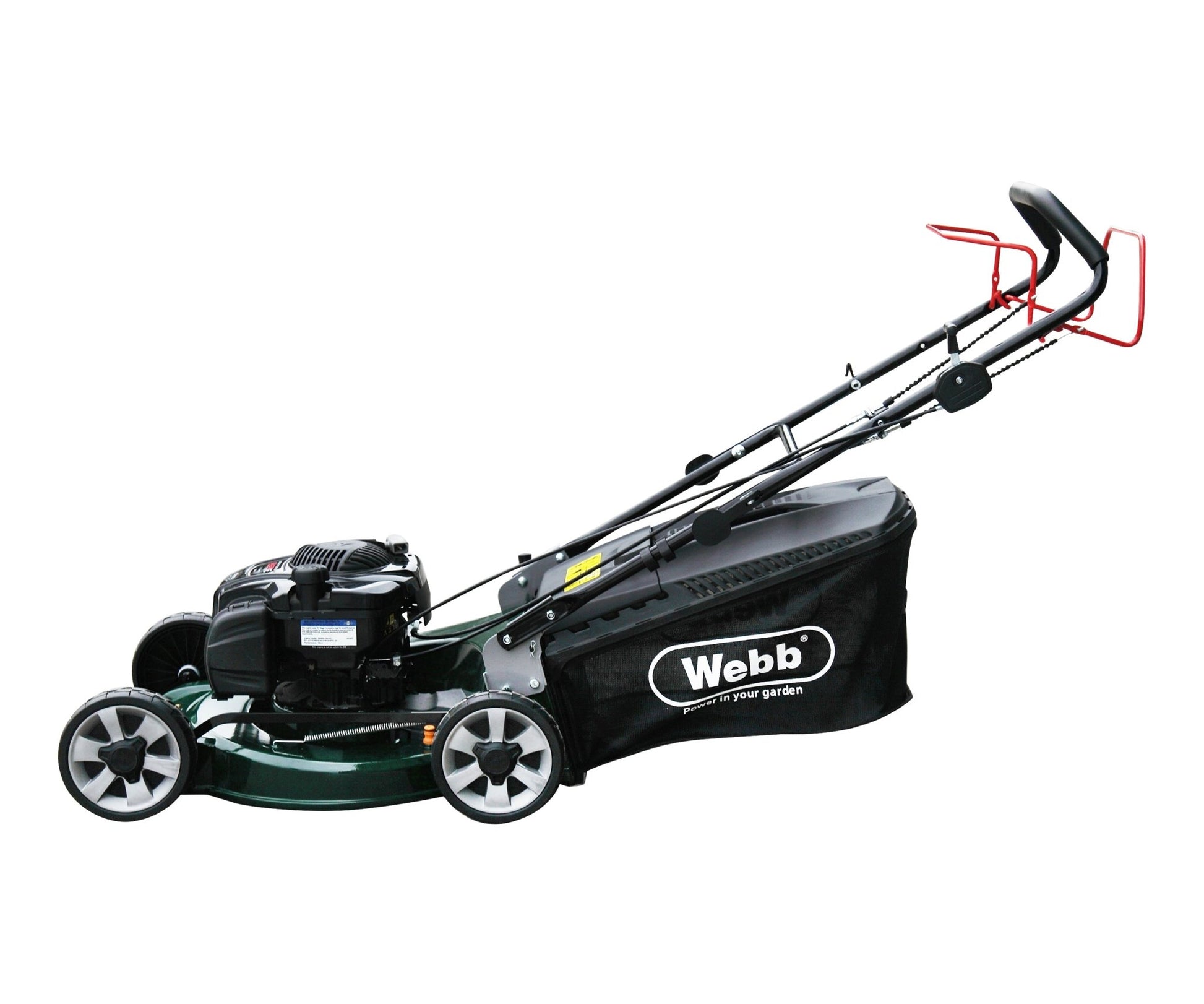 Webb 48cm (19") Alloy Deck Disc Bladed Self Propelled Petrol Rotary Lawnmower Briggs & Stratton - plants - express.com