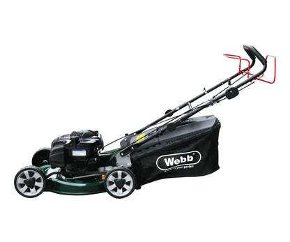 Webb 48cm (19") Alloy Deck Disc Bladed Self Propelled Petrol Rotary Lawnmower Briggs & Stratton - plants - express.com