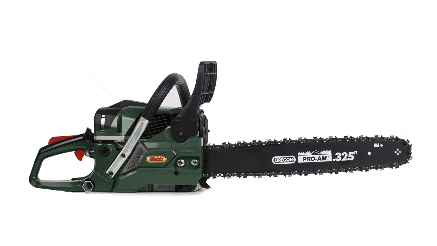 Webb 50cc 41cm (16") Petrol Chainsaw - plants - express.com