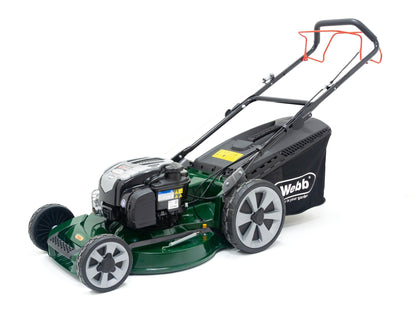 Webb 53cm (21") Alloy Deck Disc Bladed Self Propelled Petrol Rotary Lawnmower (Briggs & Stratton Engine) - plants - express.com
