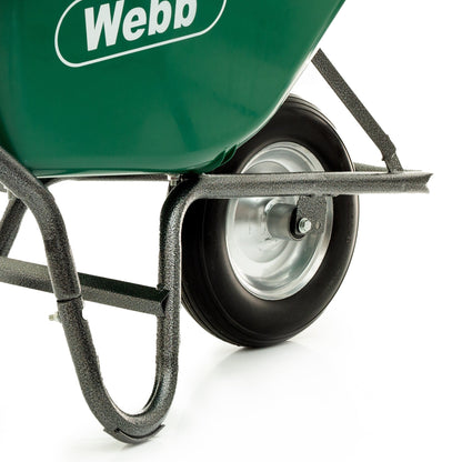 Webb 90 Litre Poly Body Wheelbarrow with Puncher proof Wheel (150Kg Capacity) - plants - express.com