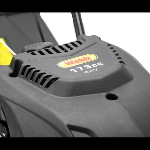 Webb Classic 46cm (18") Self Propelled Electric Start Petrol Rotary Lawnmower - plants - express.com