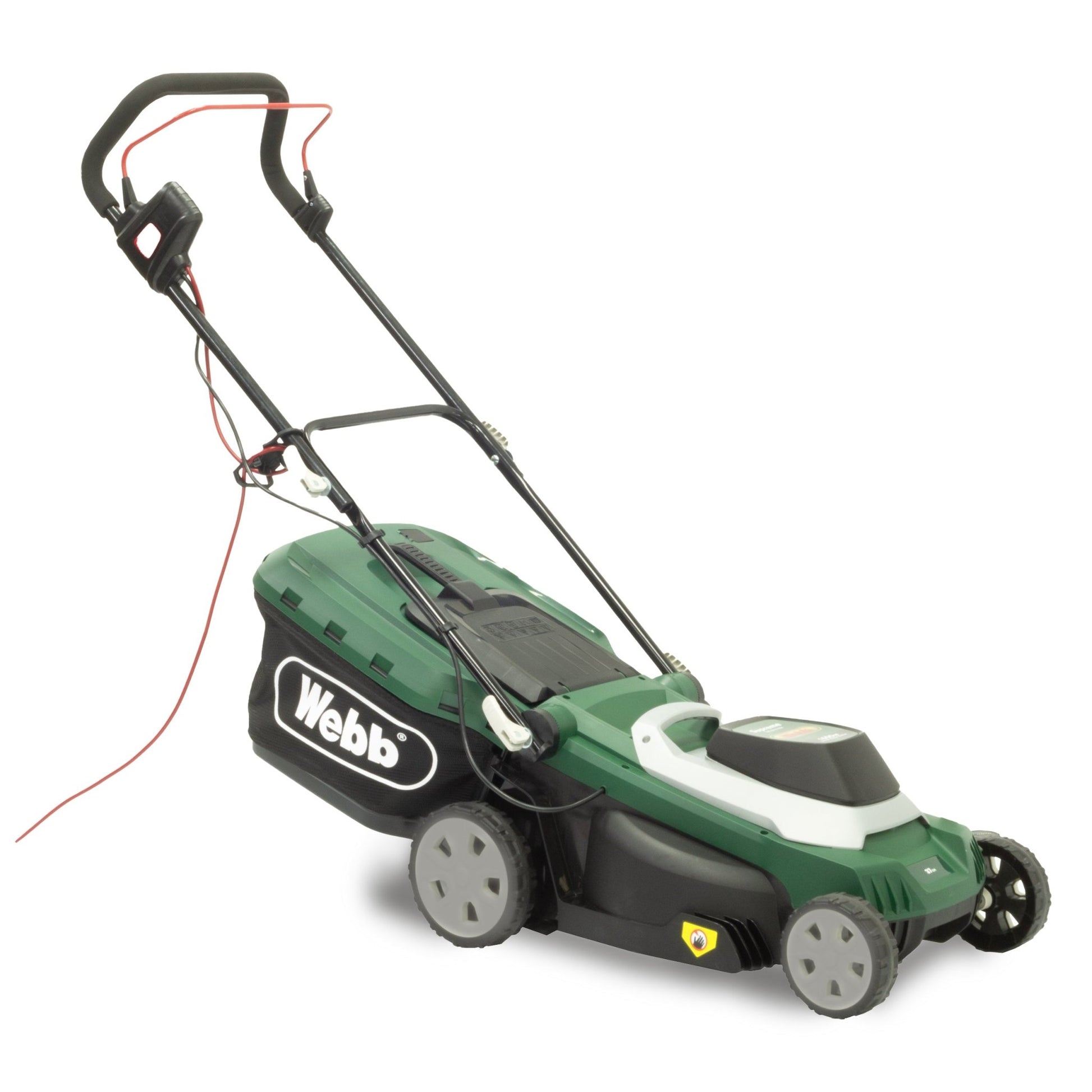 Webb Supreme 37cm (15") Electric Rotary Lawnmower with Rear Roller - plants - express.com